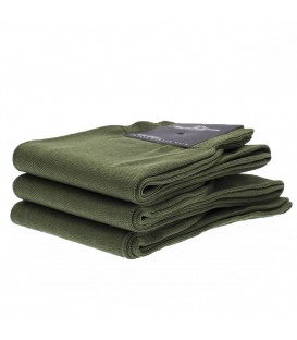 Chaussettes Fil d'Ecosse uni vert olive