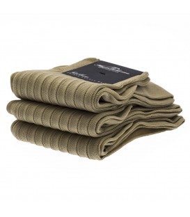 Chaussettes Fil d'Ecosse avec cotes beige